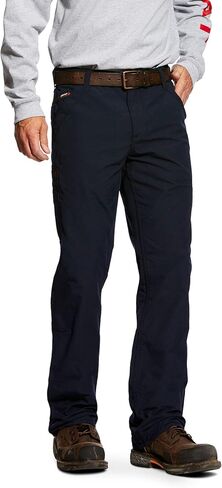 Ariat Male FR M4 Relaxed DuraLight Ripstop Boot Cut Pant Navy 34W x 32L in Saudi Arabia