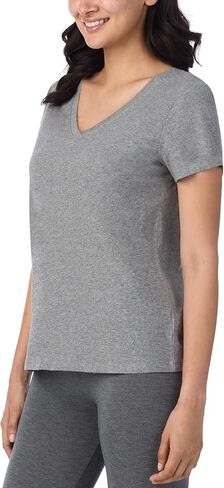 Nautica Womens Sleep Shirt - Lightweight, Breathable Pajama Top - Cotton Knit Jersey V-Neck Sleepwear and Loungewear in Kuwait