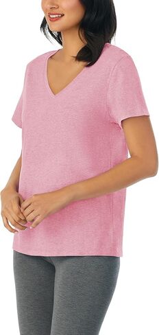Nautica Womens Sleep Shirt - Lightweight, Breathable Pajama Top - Cotton Knit Jersey V-Neck Sleepwear and Loungewear in Kuwait