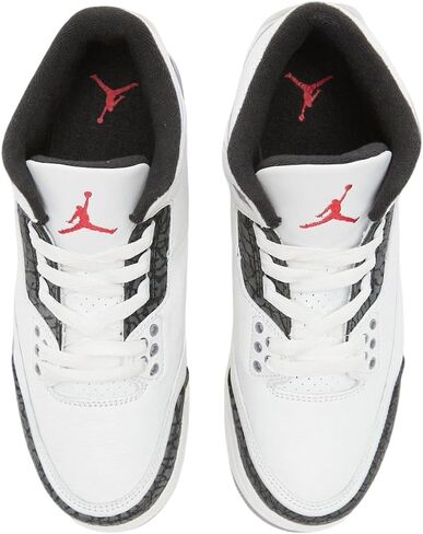 Nike Air Jordan 3 Retro Summit White/Fire Red 'Cement Grey' (CT8532 106) in Saudi Arabia