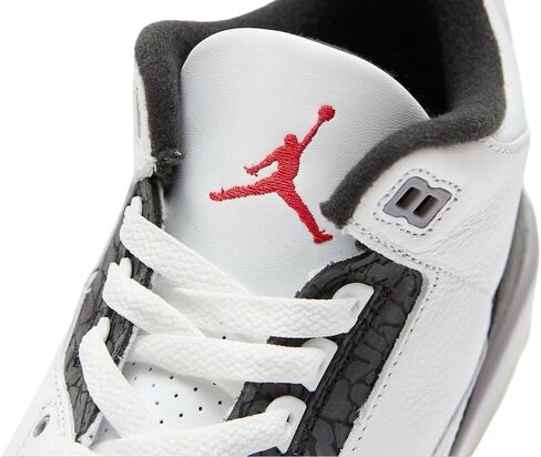 Nike Air Jordan 3 Retro Summit White/Fire Red 'Cement Grey' (CT8532 106) in Saudi Arabia