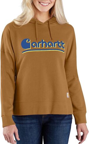 سويت شيرت نسائي فضفاض بغطاء للرأس من سلسلة Tencel Fiber من Carhartt in Saudi Arabia