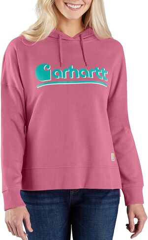 سويت شيرت نسائي فضفاض بغطاء للرأس من سلسلة Tencel Fiber من Carhartt in Saudi Arabia