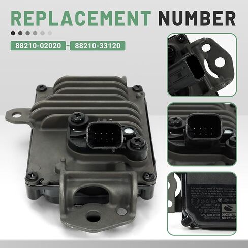 مستشعر رادار المسافة للتحكم في السرعة مناسب لسيارة Toyota Corolla/Prius/RAV4/Venza | لكزس ES300h/LS500/NX300/RX350/RX450h/UX200/UX250h, 2018-2022 # استبدال مستشعر رادار موجة الرحلات البحرية 88210-33120 in Kuwait