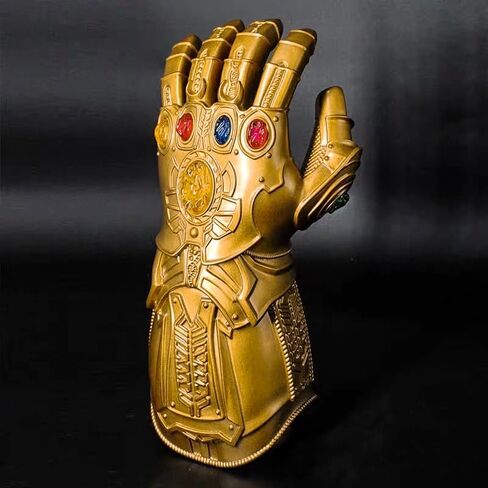 LED Light Up Infinity Gauntlet with Gems Infinity Gloves Stones Halloween Cosplay Costume Prop Christmas Gift in Saudi Arabia