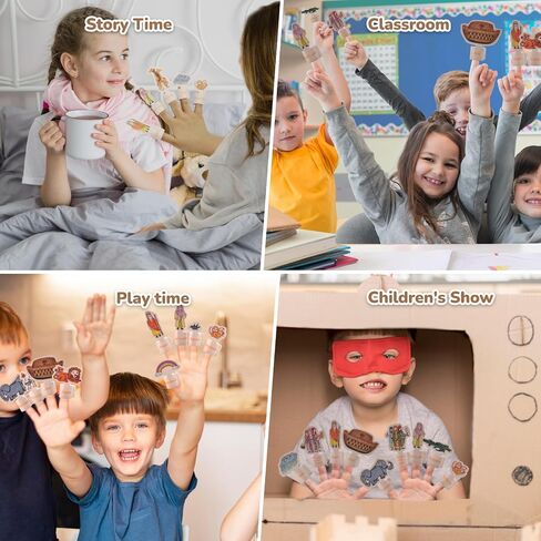 CHEFAN Bible Story Finger Puppet Set for Toddlers, Noah's Ark Felt Bible Toy for Easter Religious Christian Sunday School Activity Supplies, Bible Study Storytelling Theater Role Playing in Kuwait