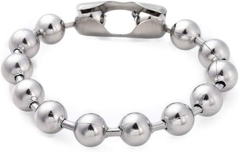LZD 6-10" Stainless Steel Ball Chain Beads Bracelet Silver Gold Multicolor 2/4/6/8/10mm Bead P274 in Kuwait