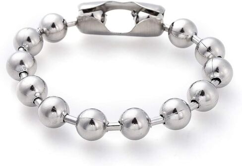 LZD 6-10" Stainless Steel Ball Chain Beads Bracelet Silver Gold Multicolor 2/4/6/8/10mm Bead P274 in Kuwait