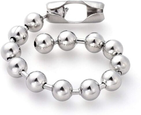LZD 6-10" Stainless Steel Ball Chain Beads Bracelet Silver Gold Multicolor 2/4/6/8/10mm Bead P274 in Kuwait