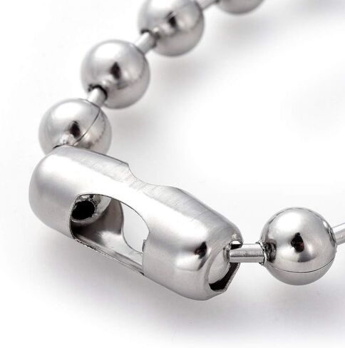 LZD 6-10" Stainless Steel Ball Chain Beads Bracelet Silver Gold Multicolor 2/4/6/8/10mm Bead P274 in Kuwait
