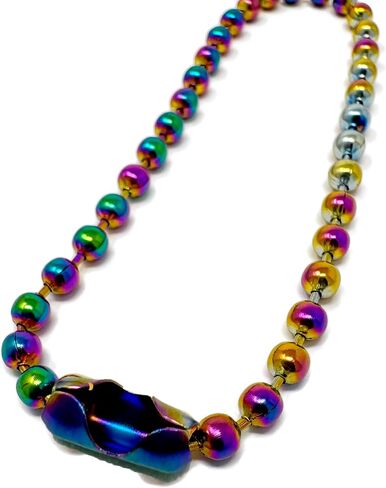 LZD 6-10" Stainless Steel Ball Chain Beads Bracelet Silver Gold Multicolor 2/4/6/8/10mm Bead P274 in Kuwait
