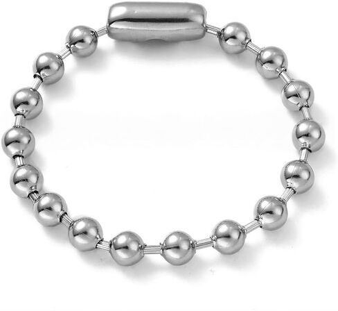 LZD 6-10" Stainless Steel Ball Chain Beads Bracelet Silver Gold Multicolor 2/4/6/8/10mm Bead P274 in Kuwait