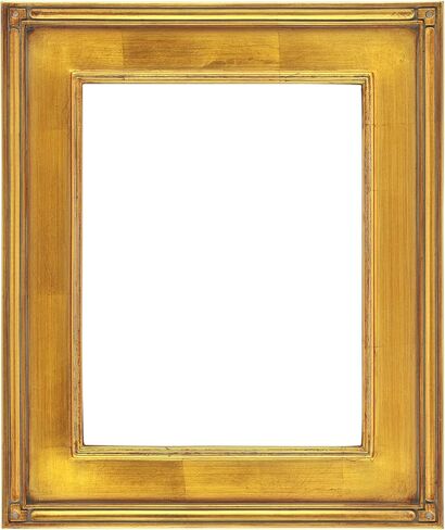 إطار فني من Creative Mark Plein Air Museum Collection De Stijl مفتوح الظهر - 12 × 16 ذهبي - نمط آرت ديكو تكوين خشبي مصنوع يدويًا بجودة المتحف إطار صورة مغلق الزاوية لفن القماش in Saudi Arabia