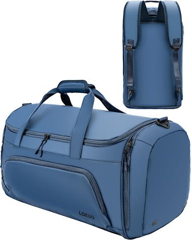 100% Waterproof Travel Garment Duffle Bags Combo Carry On for Women Men, Mens 3 In 1 Convertible Garment Bags for Travel with Shoe Compartment, High Capacity Folding Suit Bag Travel in Saudi Arabia