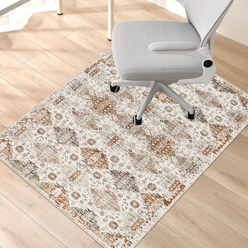 Falflor Office Chair Mat for Hardwood Floor 36"x48", Non Slip Desk Chair Mat for Rolling Chair, Low Pile Computer Gaming Chair Mat Floor Protector Gym Office Deskroom in Saudi Arabia