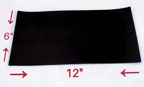 Rubber Sheet Anti Vibration Isolation Pads Acoustic Damping Film Shock Absorbing Foam Rubber Mat 12 x 6 x1/8 inch 70 Duro in Saudi Arabia