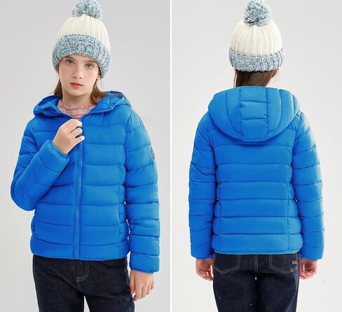 maoo garden Girls Boys Winter Puffer Jacket Big Kids Faux-Down Lightweight Packable Water-Resistant Coat in Saudi Arabia