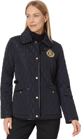 Lauren Ralph Lauren Women's Quilt Sb Pu Side Tabs/Trim W Crest in Saudi Arabia