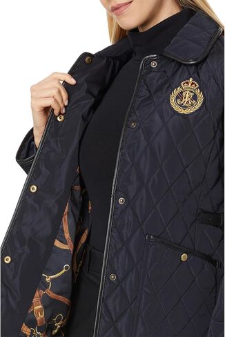 Lauren Ralph Lauren Women's Quilt Sb Pu Side Tabs/Trim W Crest in Saudi Arabia