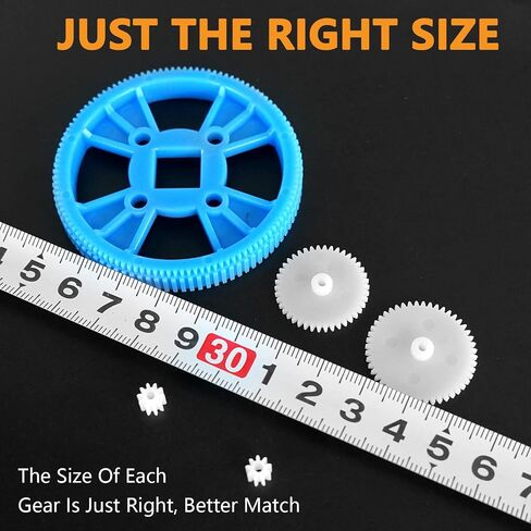 EKIND 26Pcs Plastic Spindle Worm Gear Set Assorted Plastic Shaft for Aircraft Car Model DIY Kit 2MM/2.3MM/3MM/3.17MM/4MM in Saudi Arabia