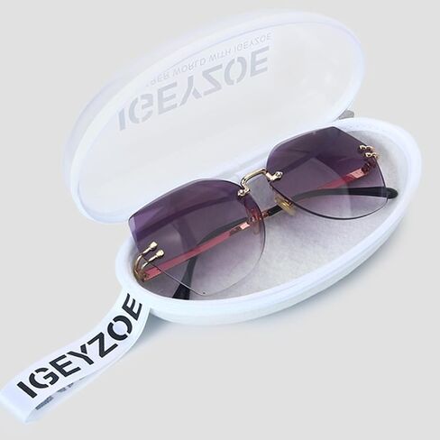Sunglasses Case 2 Pack, Ultra Light Portable Neoprene Zipper Glasses Case in Saudi Arabia