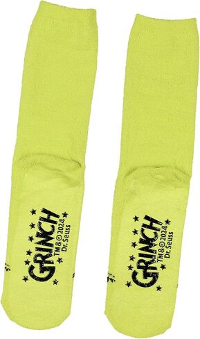 جوارب Grinch ذات النعال المتوافقة مع جوارب العطلات الغامضة ذات الطابع العائلي in Kuwait