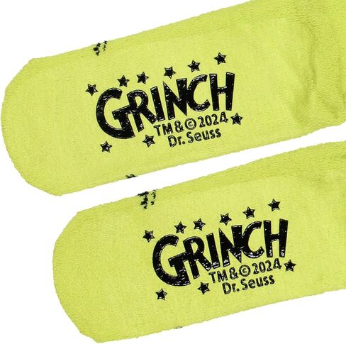 جوارب Grinch ذات النعال المتوافقة مع جوارب العطلات الغامضة ذات الطابع العائلي in Kuwait