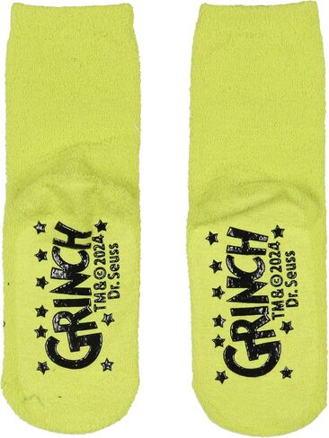 The Grinch Slipper Socks Matching Family Character Fuzzy Holiday Gripper Socks in Kuwait