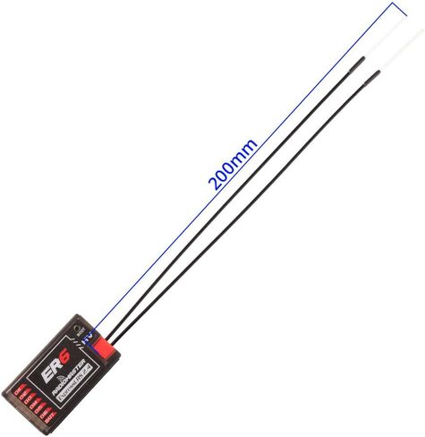 Radiomaster ER6 2.4G 6CH 100mw CRSF دعم الجهد القياس عن بعد واي فاي تحديث PWM استقبال للطائرات ذات الأجنحة الثابتة in Kuwait