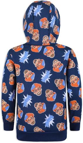 Blippi Boys Zip Up Hoodie and Pullover Hooded Sweatshirt for Toddlers and Big Kids in Saudi Arabia