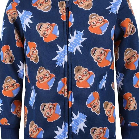 Blippi Boys Zip Up Hoodie and Pullover Hooded Sweatshirt for Toddlers and Big Kids in Saudi Arabia