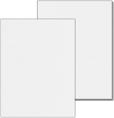 20 Sheets, 130 lb (350 gsm) - Thick Heavy White Cardstock, Heavyweight Cardboard Paper - 8.5 x 11 inches in Saudi Arabia