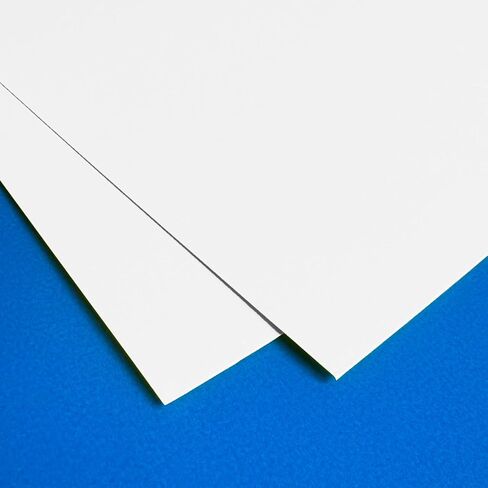 20 Sheets, 130 lb (350 gsm) - Thick Heavy White Cardstock, Heavyweight Cardboard Paper - 8.5 x 11 inches in Saudi Arabia
