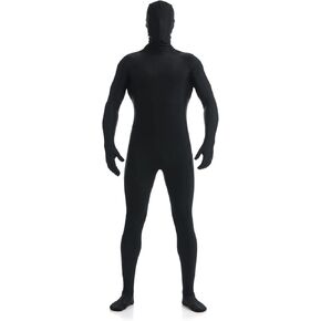 Black Bodysuit Full Spandex Suit Zentai Unisex Costume for Halloween Cosplay Fit for Teen Kids Women Men
