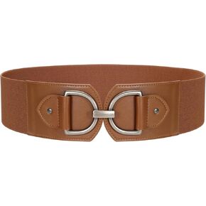 Women Wide Elastic Waist Belt Fashion Stretchy Belt for Dresses