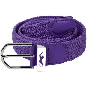 Super Stretch Woven Webbing Belt | Womens Golf Belt | ONE SIZE FITS MOST | Reinforced PU Tip
