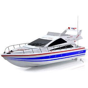 POCO DIVO Salina Luxury Yacht RC Model Boat 2.4Ghz Radio Remote Control Speed Watercraft Racing Ship 28" Modern Cruise