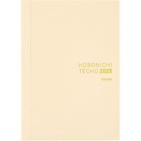 Hobonichi Techo 2025 Cousin Book [English/A5/January Start/Monday Start/Planner]