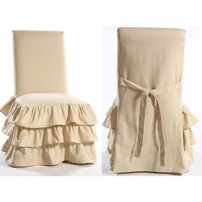 Classic Slipcovers CD3TIERKHK Slipcover, Dining Chair, Khaki