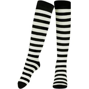 Dress Up America Cotton Striped Socks for Kids - Striped Knee High Socks for Girls and Boys | Teens - Stylish & Comfortable