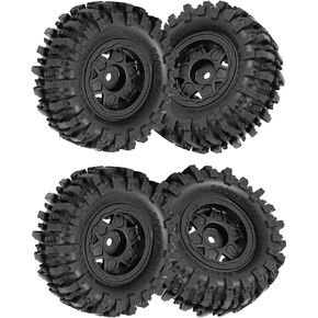 1.0 Beadlock RC Wheels and Tires for 1/18 Trx4m 1/24 Axia1 SCX24 FCX24,1.0" Beadlock Wheels 1.0 Beadlock Tires Soft Rubber RC Tires,Style A in Kuwait