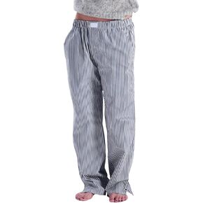 Women Striped Pants Pajama Boxer Wide Leg Elastic Waist Pants Y2K Lounge Bottoms Sleepwear