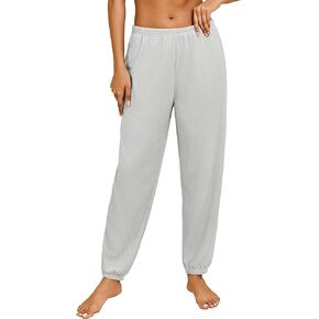Ekouaer Womens Fuzzy Pajama Pants Soft Fleece Pj Pants Warm Comfy Lounge Pants Sleepwear Bottoms Joggers with Pockets