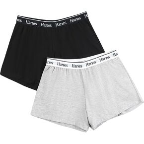 Hanes Women's Originals Comfywear Sleep Shorts (2 Pack)