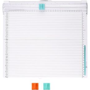 Scoring Board, Plastic Paper Scoring Board Paper Trimmer Cutter Slicer Fold Tool Score Board Scoring Tool for Card Making Holiday Wrapping Paper Craft