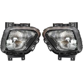 Left+Right Halogen Headlights Assembly Comptible with Soul 2020-2022 KI2503237 KI2502237