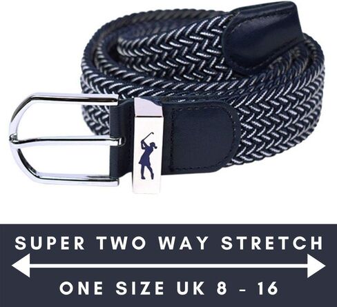 Super Stretch Woven Webbing Belt | Womens Golf Belt | ONE SIZE FITS MOST | Reinforced PU Tip in Saudi Arabia