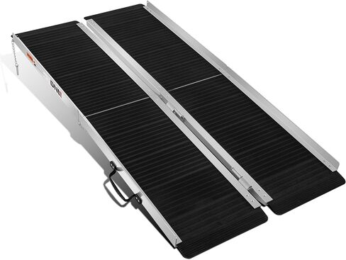 DNA MOTORING 79in 2pc Aluminium Ramps for Pickup Trucks, 1200lbs Capacity Versatile Loading Ramp for Hand Truck, Bicycle, Motorcycle, ATV, TOOLS-00617 in Saudi Arabia