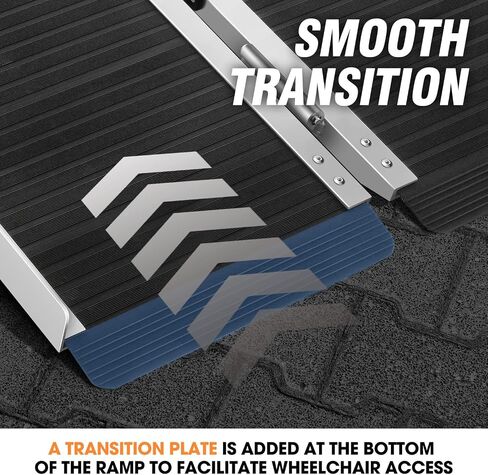 DNA MOTORING 79in 2pc Aluminium Ramps for Pickup Trucks, 1200lbs Capacity Versatile Loading Ramp for Hand Truck, Bicycle, Motorcycle, ATV, TOOLS-00617 in Saudi Arabia