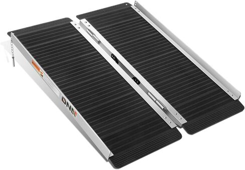 DNA MOTORING 79in 2pc Aluminium Ramps for Pickup Trucks, 1200lbs Capacity Versatile Loading Ramp for Hand Truck, Bicycle, Motorcycle, ATV, TOOLS-00617 in Saudi Arabia